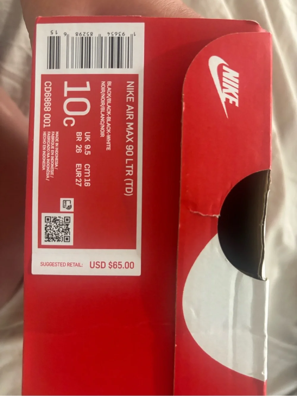 Nike Kids All-Black Athletic Sneakers